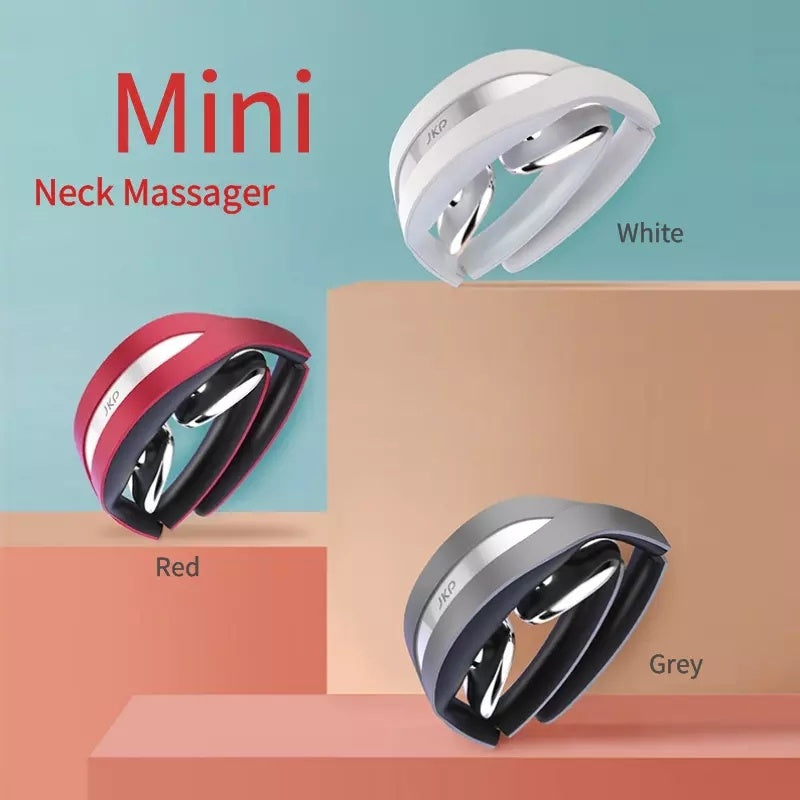 Rechargeable Neck Cervical Vertebra Massager with Heating Pain Relief and 15-Level Intensity