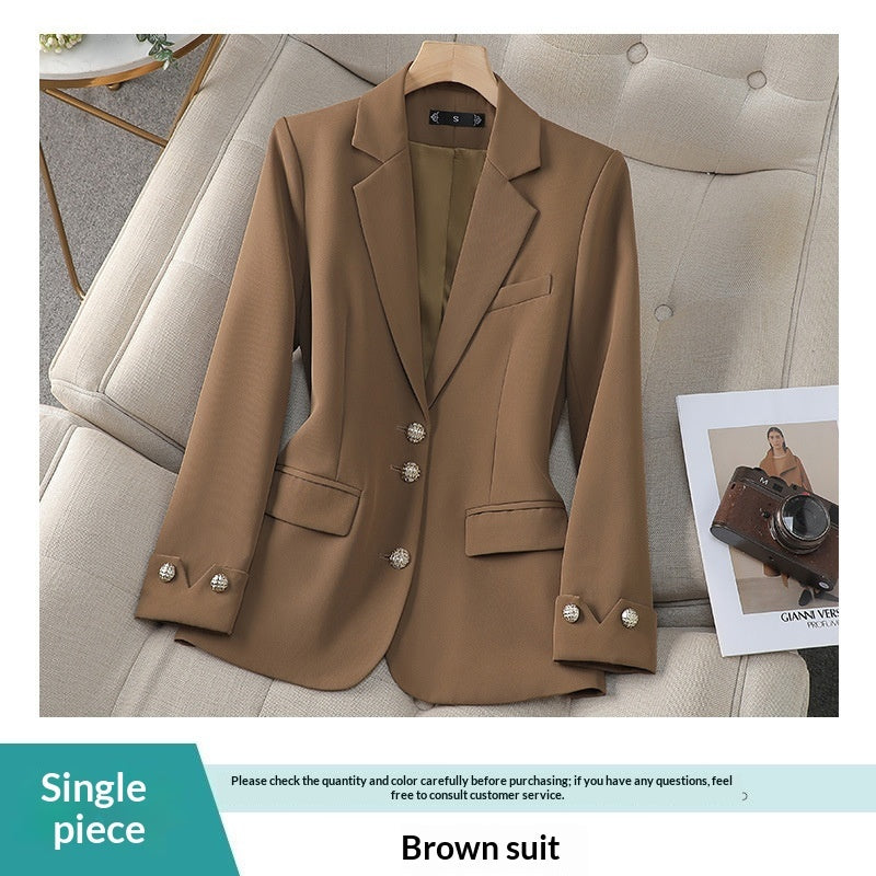 Ensemble de travail formel élégant pour petite femme de style tempérament