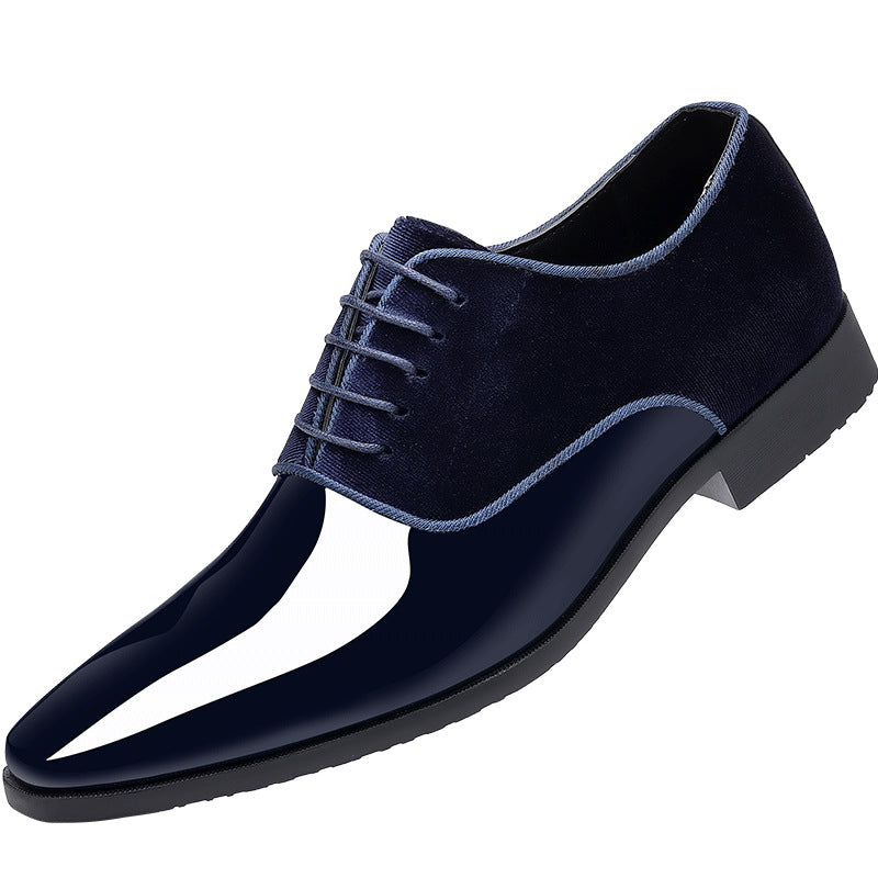 Men's Lightweight Formal Leather Business Shoes Patent Leather