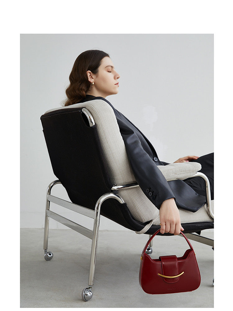 Leather Niche Hand-held Female One Shoulder Messenger