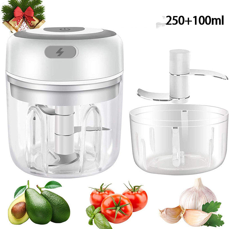 Mini hachoir électrique USB pour l'ail, le gingembre et les légumes.