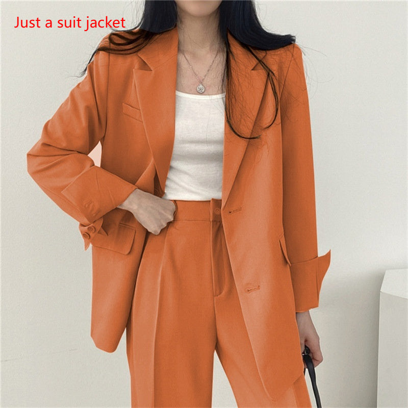 Pink Suit Jacket Spring Autumn Women's Design Sense Niche