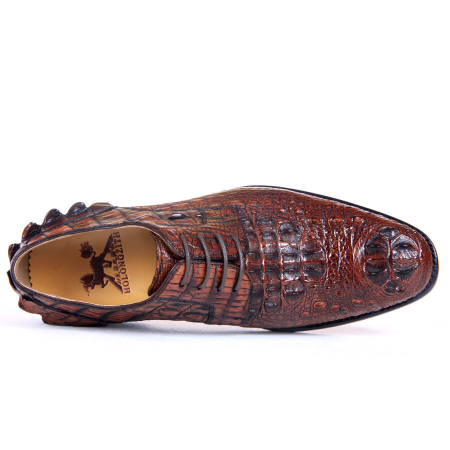 Shining Men's Dress Fashion Leather Shoes