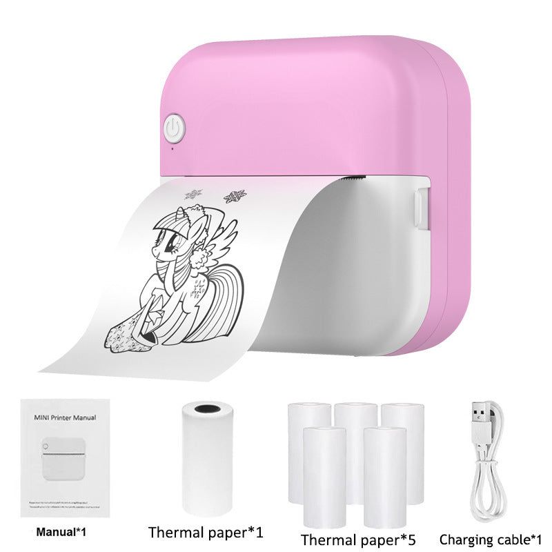 Student Mini Thermal Label Printer with USB Interface