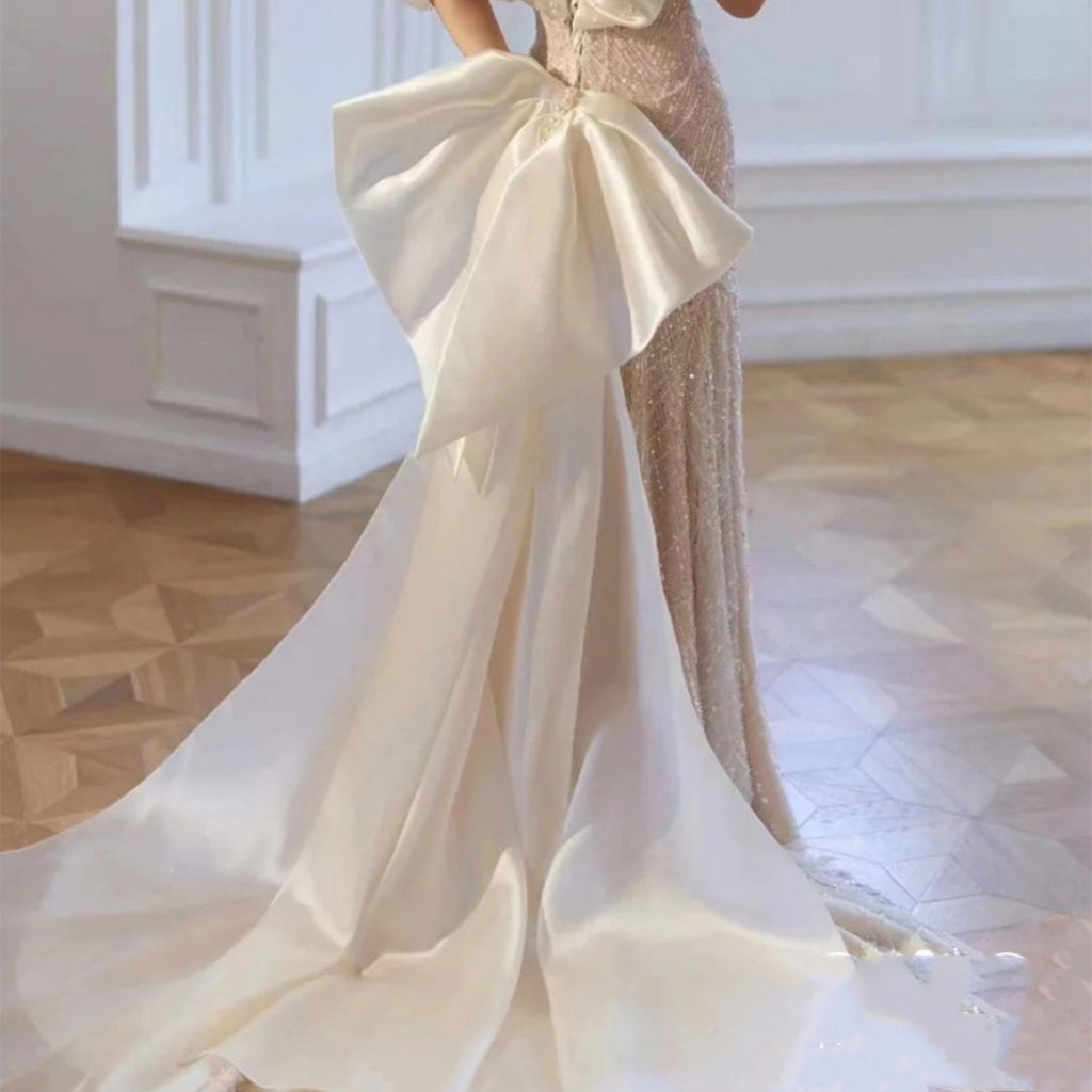 Pearl Off Shoulder Fishtail Skirt