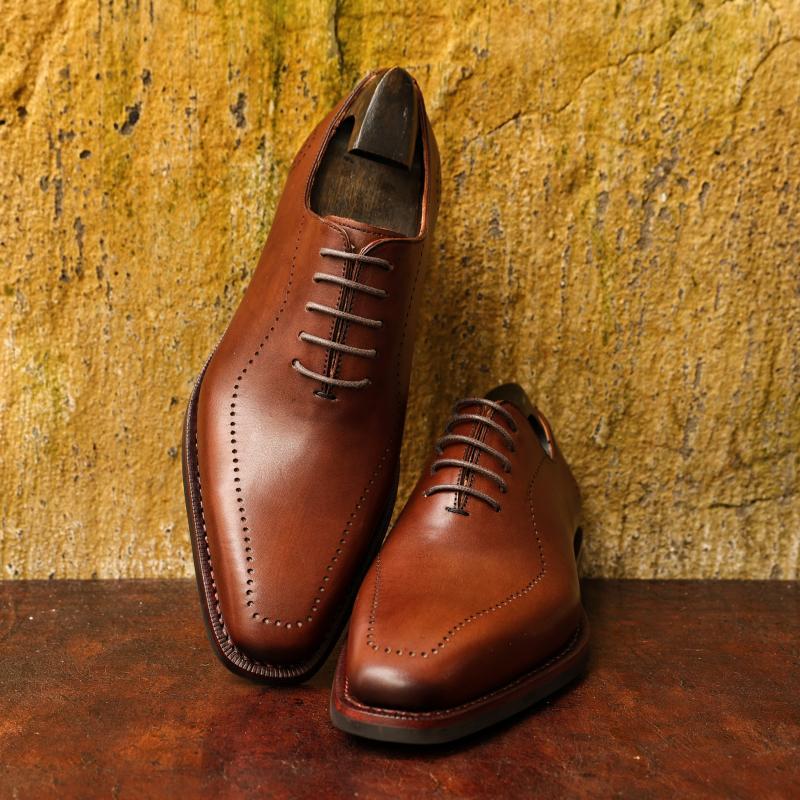 Chaussures de ville à lacets en cuir vintage pour hommes, noires et marron, pointures 38-44
