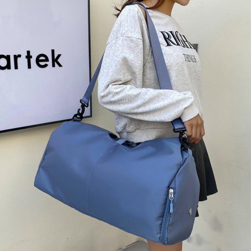 Women’s Large Capacity Oxford Cloth Yoga Bag with Dry & Wet Separation Pocket