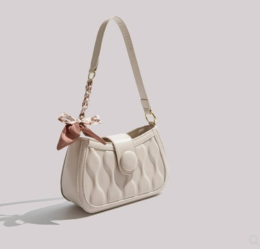 Sac à bandoulière losanges en cuir PU couleur bonbon pour femme 21 cm