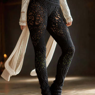 European & American Digital Print Women's Leggings