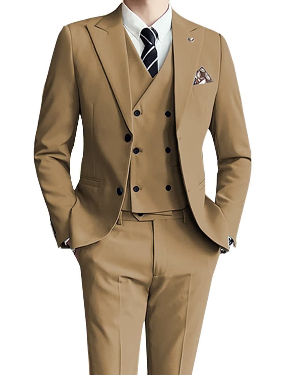 Men's Three-Piece Formal Suit Set