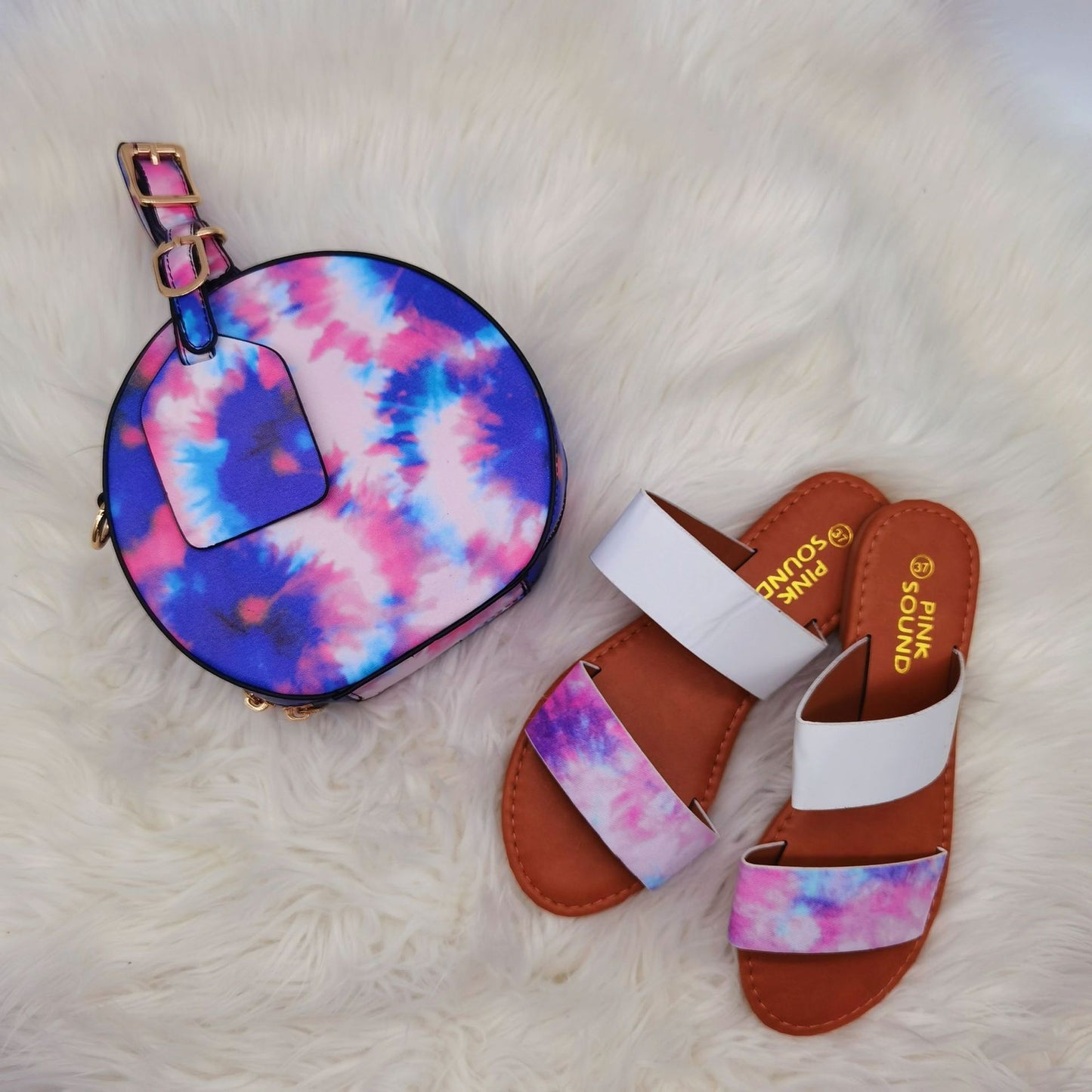 Sandals Flat Bottom Ladies Slippers Flat Hollow Fashion Women's Round Bulge Bag
