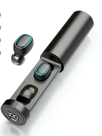 سماعات أذن لاسلكية بلوتوث 5.0 8D HIFI رياضية مع ميكروفون للألعاب والموسيقى