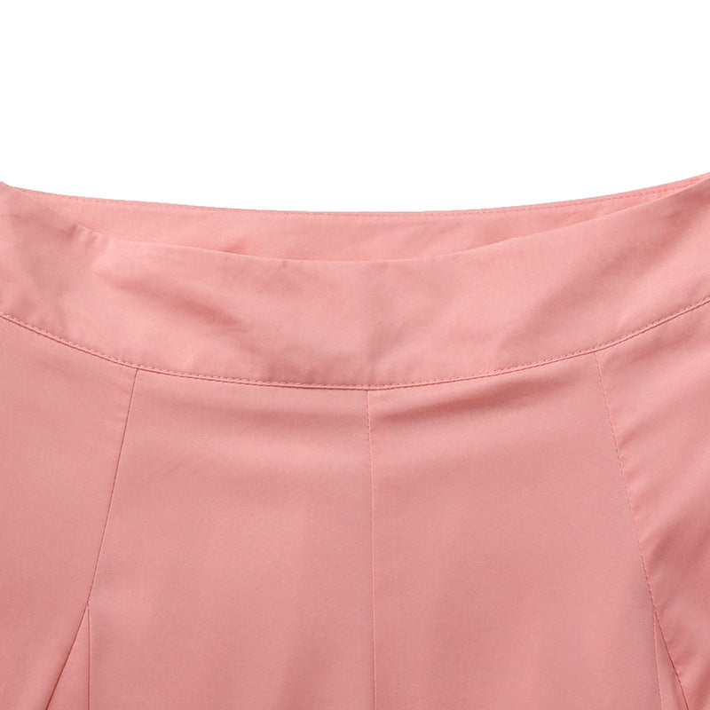 Elegant Women's High Waist Wide-Leg Thin Casual Pants