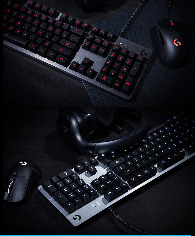 G413 Mechanical Gaming Keyboard 104 Keys Metal Panel Backlight USB