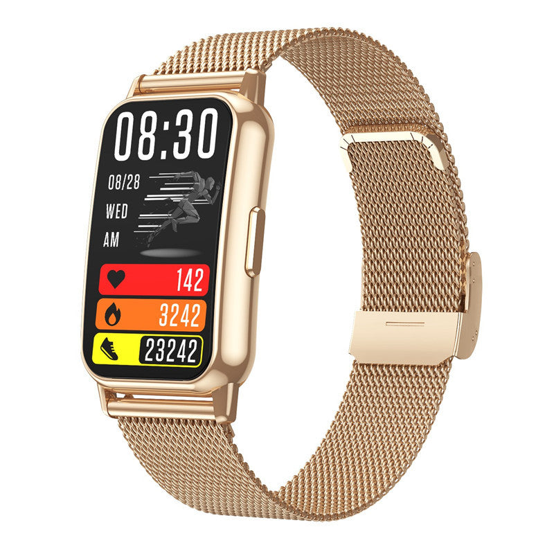 Montre Sport Connectée Femme Bluetooth avec Écran IPS 1,47" et Moniteur de Fréquence Cardiaque