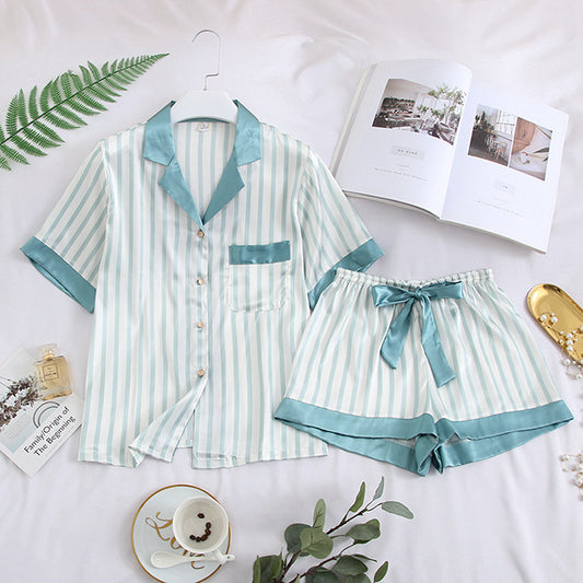 طقم بيجاما نسائي مريح وجيد التهوية