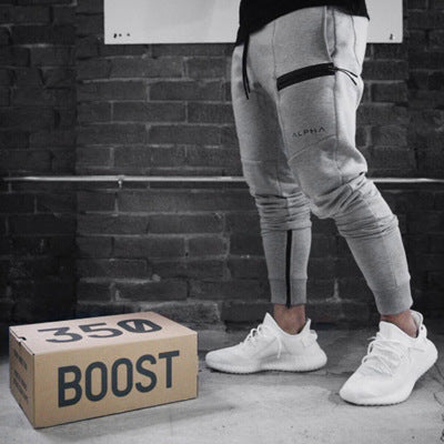 Casual Men Sweatpants Fashion High Street Trousers Pants
