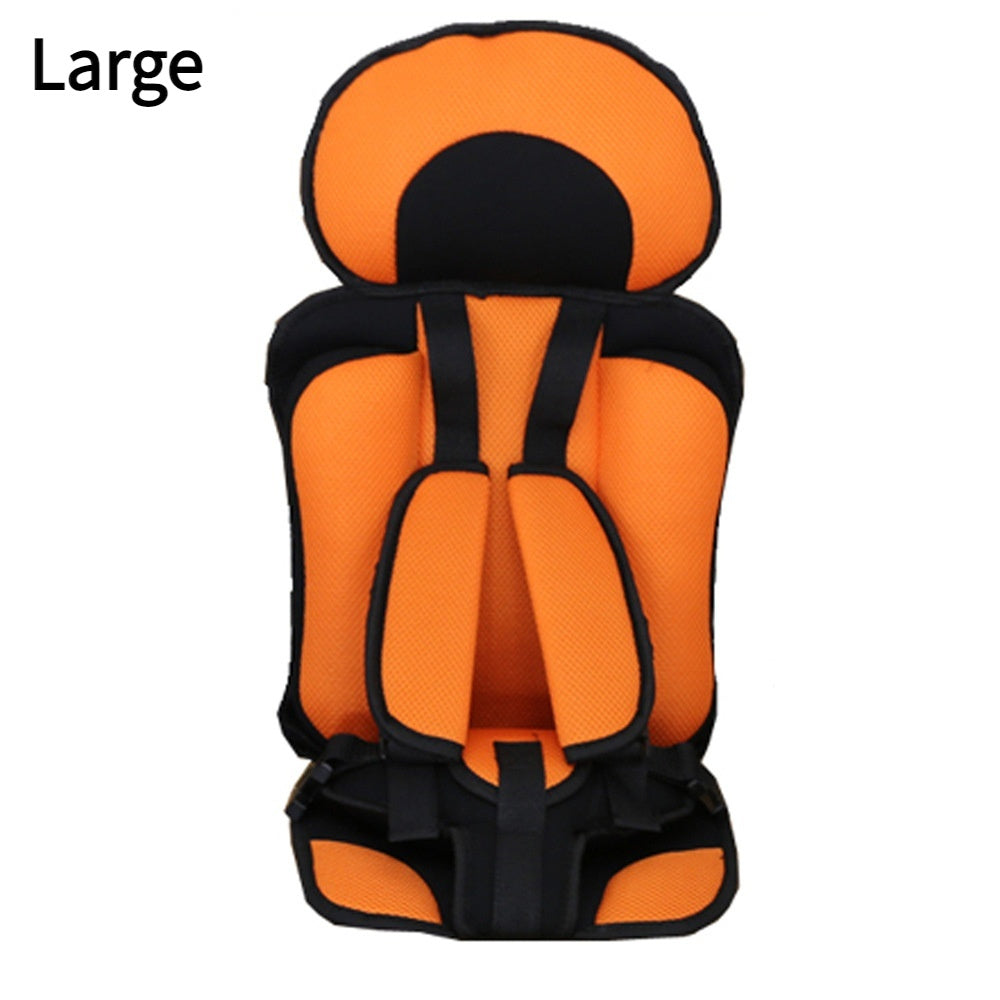 Portable Padded Baby Car Seat Mat with Safety Belt for Comfortable Seating Anywhere