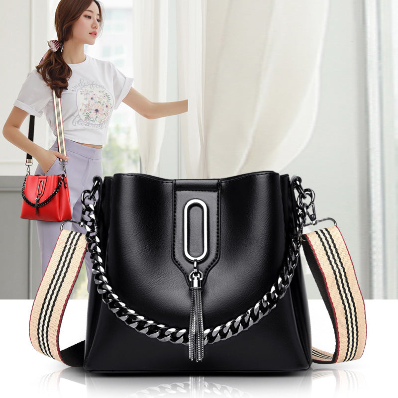 Sac bandoulière en PU grande capacité pour femme