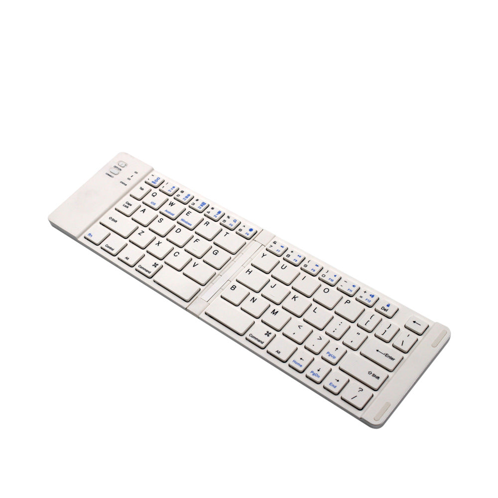 Foldable Metal Bluetooth Wireless Keyboard Compact & Portable