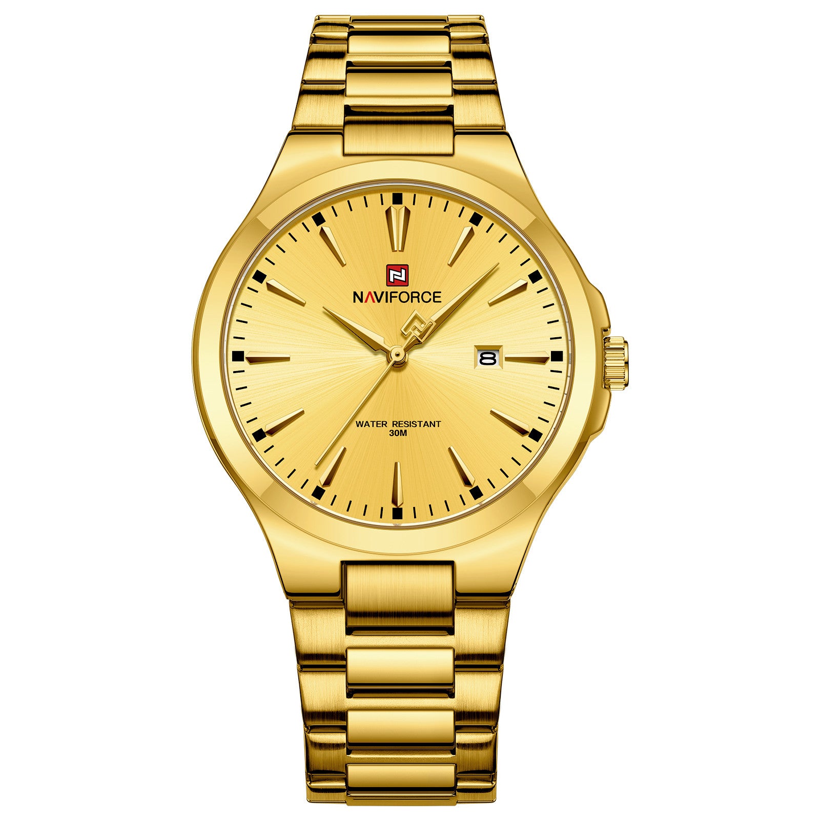 Montre étanche simple et authentique pour hommes d'affaires