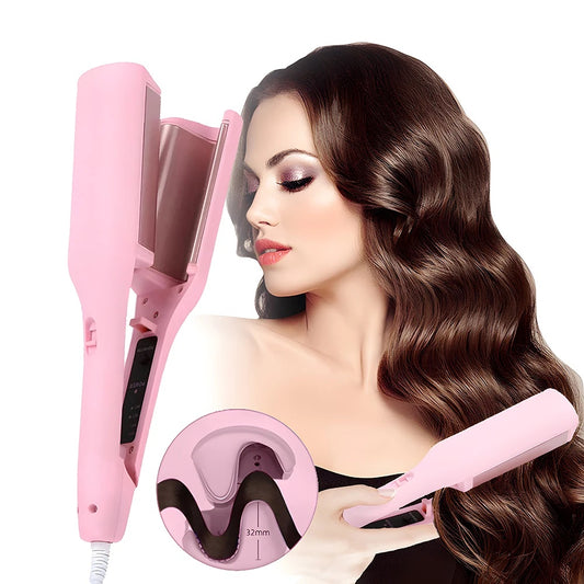 Hair Curling Iron 32mm Deep Wave Hair Curler 4 Temperature
