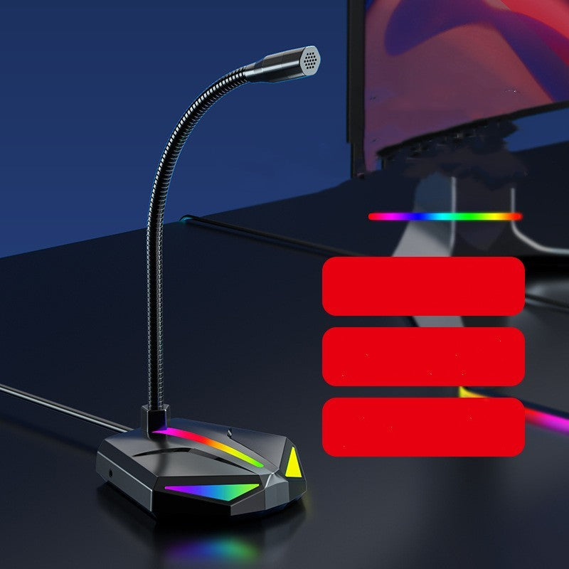 ميكروفون صوتي للألعاب USB للكمبيوتر المحمول من النوع المتحرك