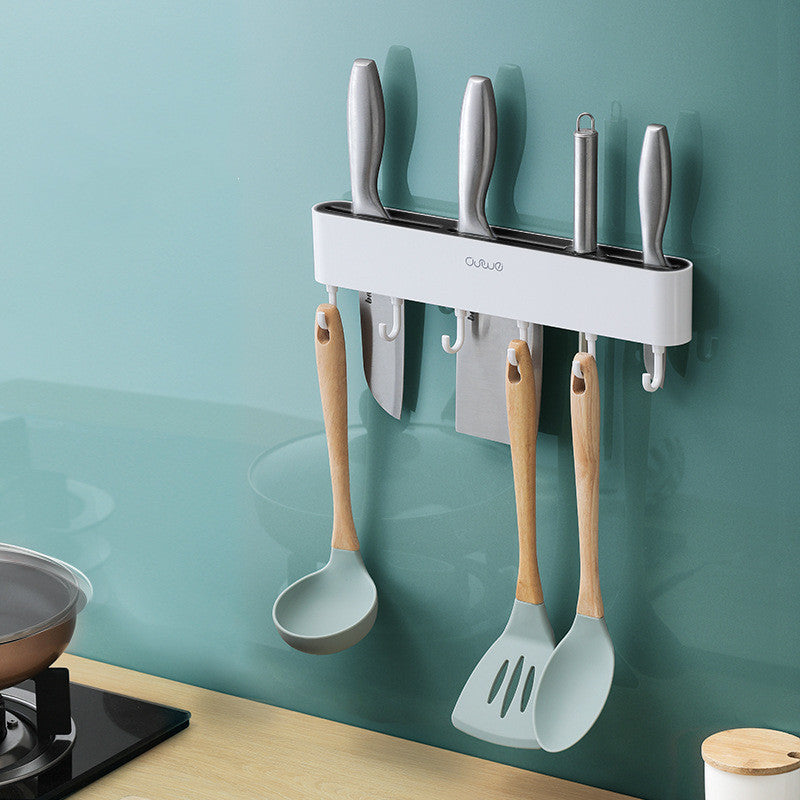 Support mural pour couteaux et porte-couteaux, fournitures de cuisine multifonctionnelles
