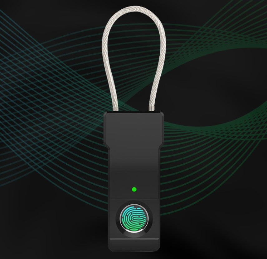 Smart Plastic Fingerprint Padlock Door Lock