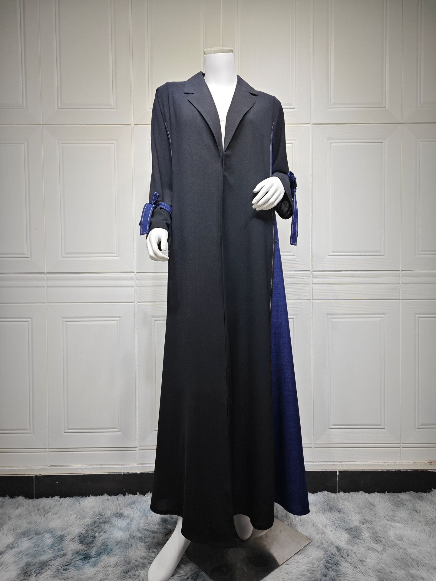 Middle East Cardigan Robe Women's Imitation Denim