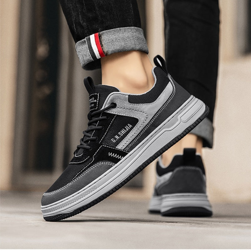Men's Spring Retro Casual Leather Sports Shoes All-Matching