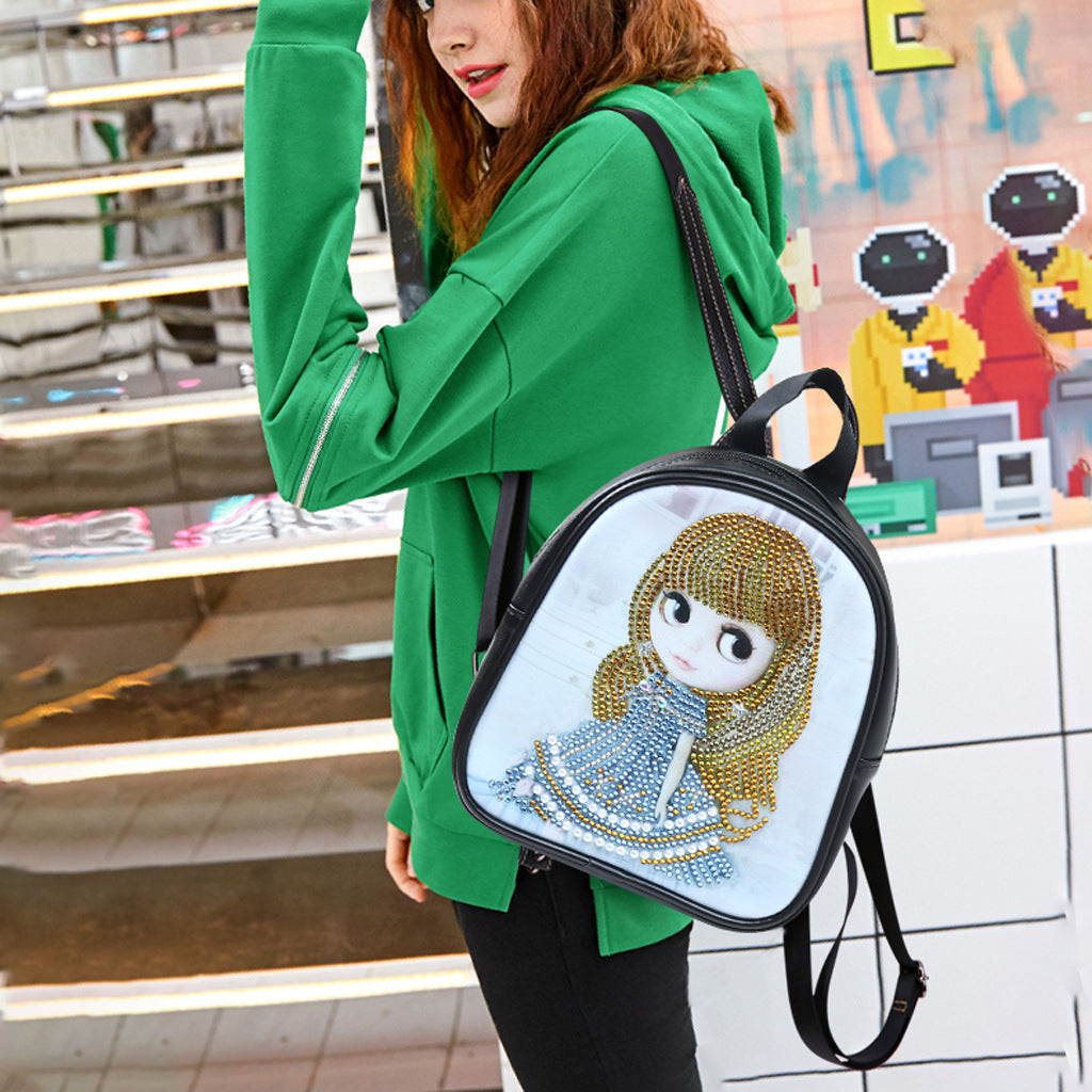 Creative Diy Diamond Painting Backpack Large Capacity
