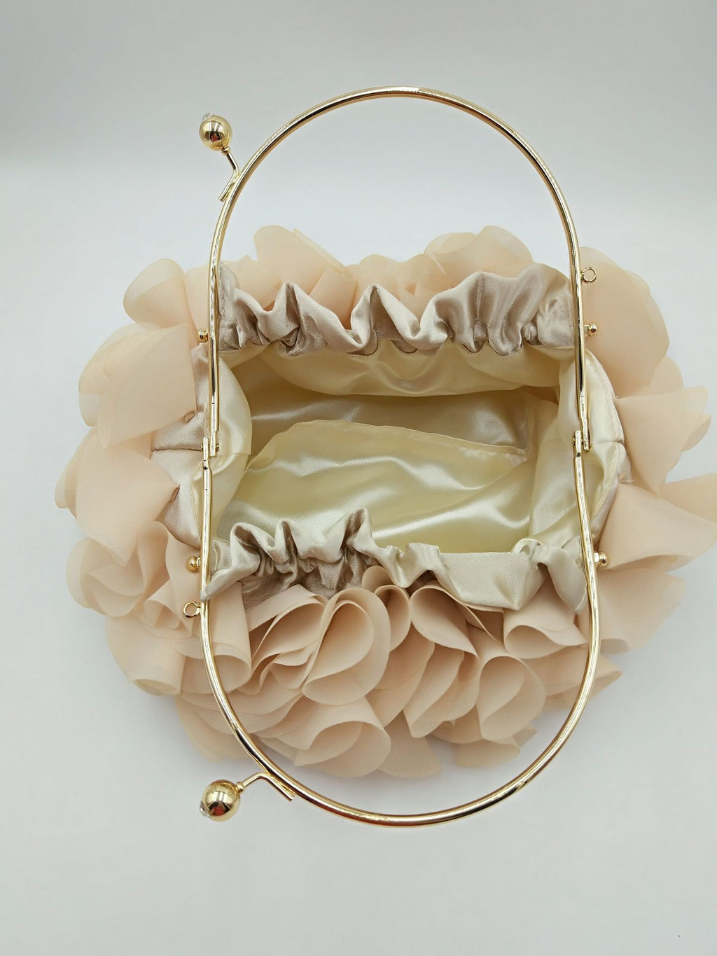 Neue Mode Damen Handtasche Blume Nette PU Leder 23CM