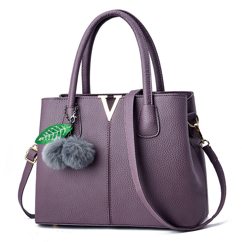 Sac à main grande capacité motif litchi