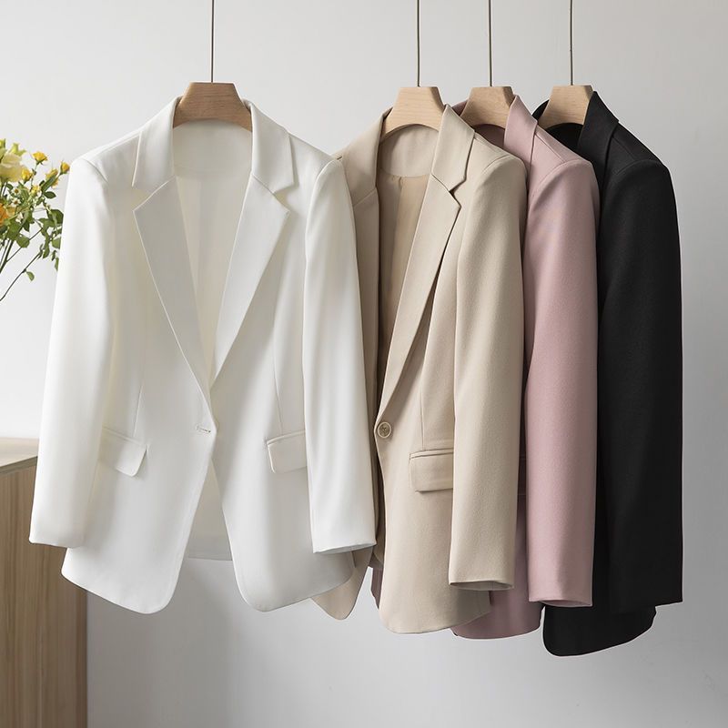 Beige Casual Suit Jacket for Men