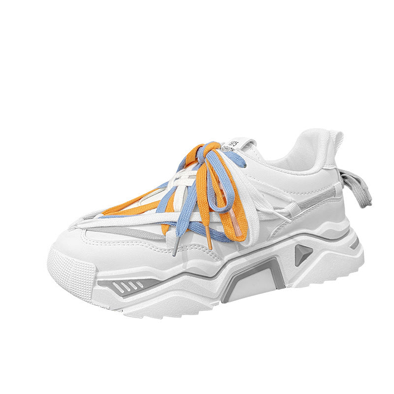 Irregular Shoelaces Men’s Leisure Sports Low Shoes