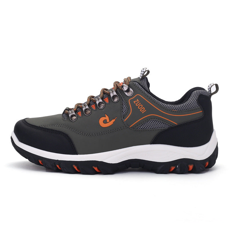 Men's Overfoot Outdoor Hiking Shoes with Mesh Upper