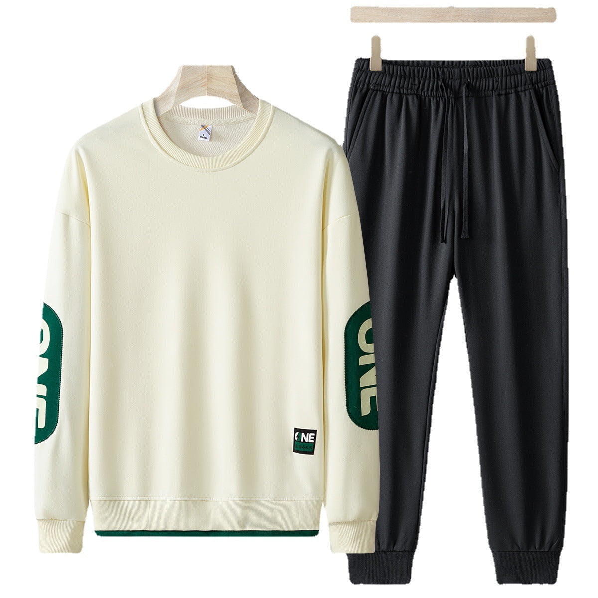 Men's Spring & Autumn Casual Sweatshirt and Sweatpants Set