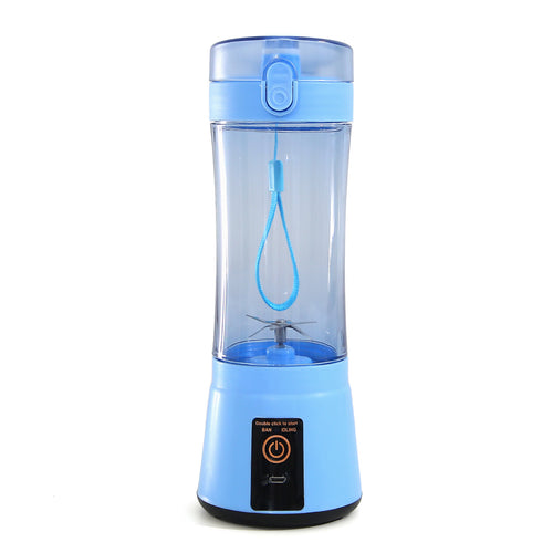 Portable USB Rechargeable Mini Blender for Smoothies and Juices, 380ml Capacity