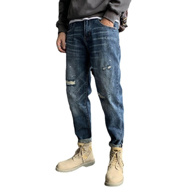 Harlan Slim Fit Light Blue Long Pants