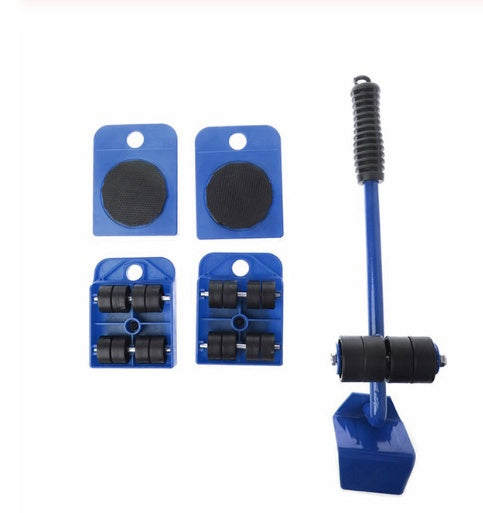 Professional Furniture Moving Lifter Tool Set 5PCS with 150kg Capacity