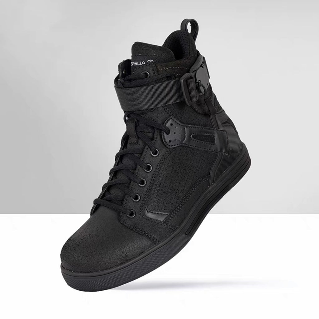 Bottes de moto respirantes Snail avec sac de jambe et options de couvre-chef