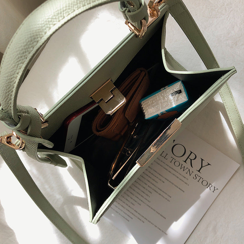 Sac à bandoulière en cuir synthétique de grande capacité