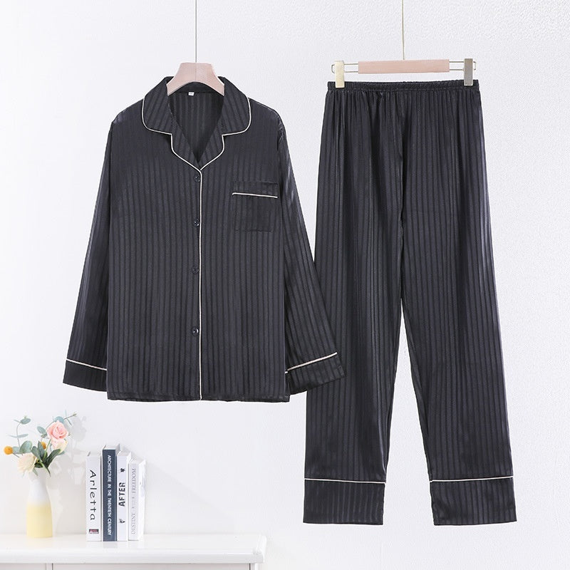 Ensemble de pyjama pour femme en rayonne douce à manches longues, tenue décontractée pour la maison