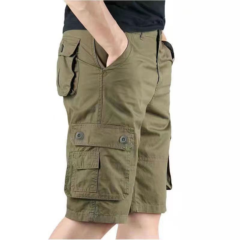 Men's Cotton Workwear Shorts Casual Sports Pants