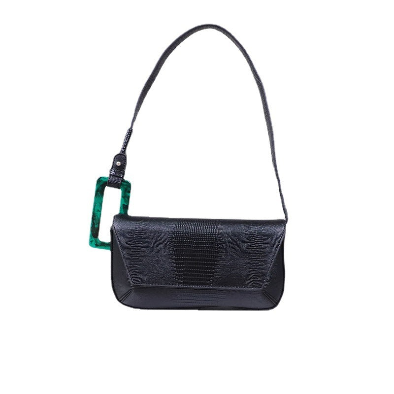 Sac à bandoulière en PU 26CM pour femme de niche française