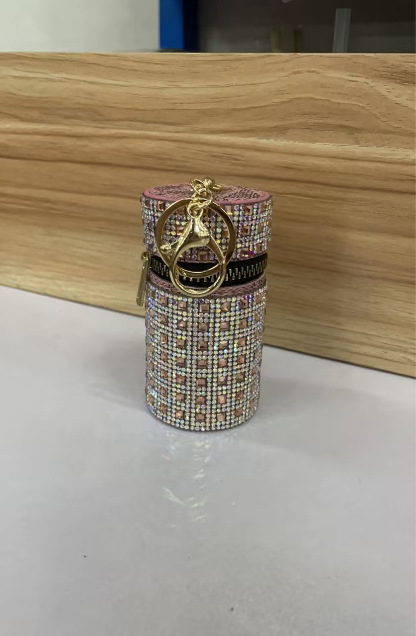 Silk Scarf Mini Keychain Storage 9.7x5cm