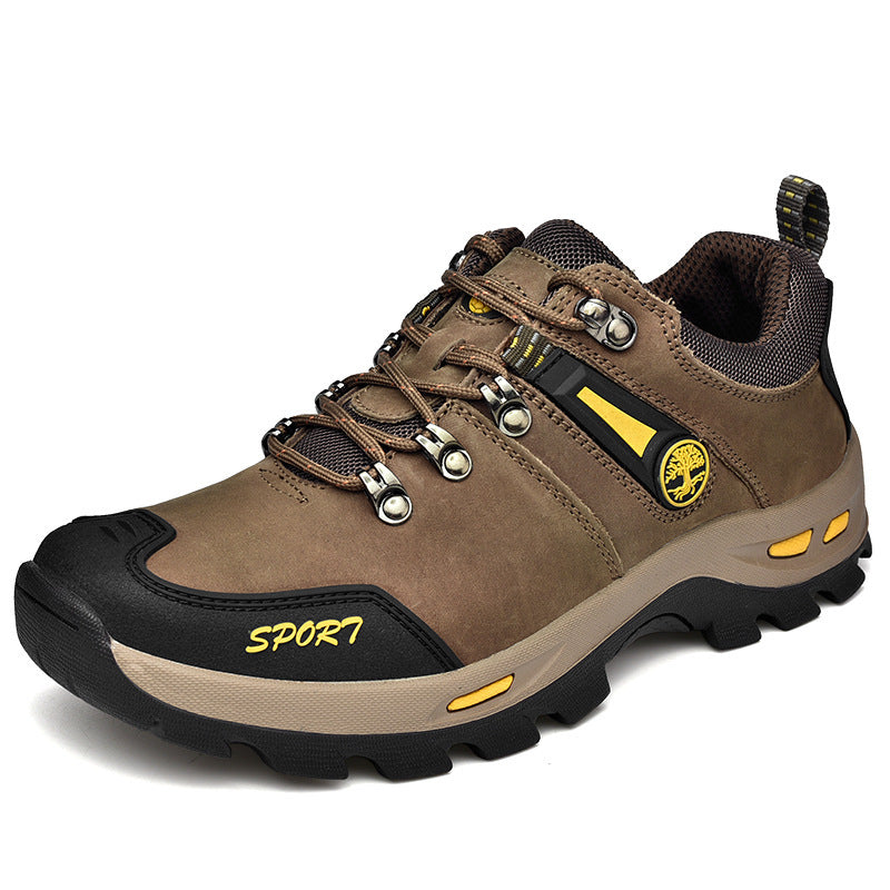 Men's Non-Slip Wear-Resistant Low-Top Casual Hiking Shoes