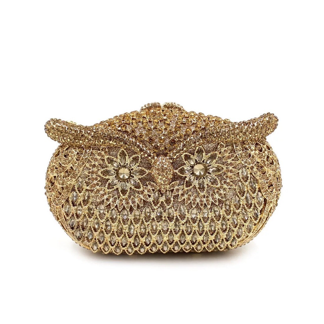 Hollow Out Diamond Banquet Clutch Bag Small 16x10x6.5cm Magnetic Buckle