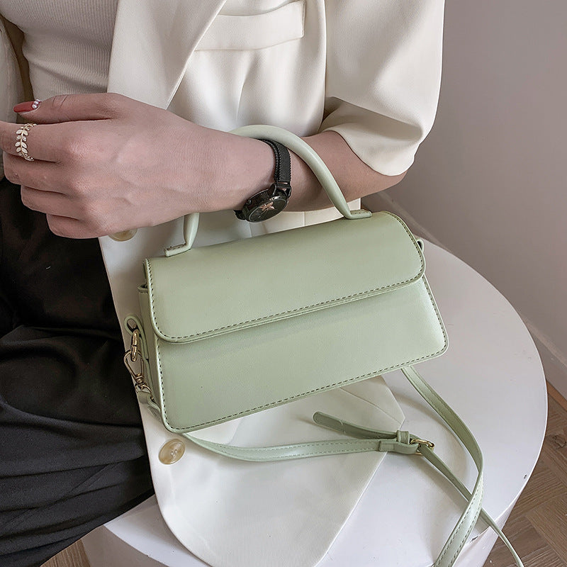 Ins Small Square PU Shoulder Messenger Bag